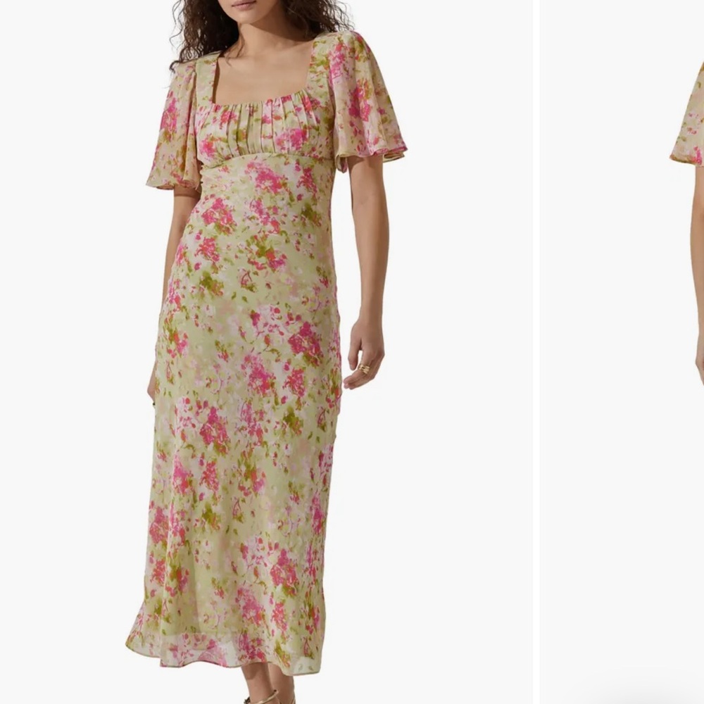 ASTR the label Lime pink floral